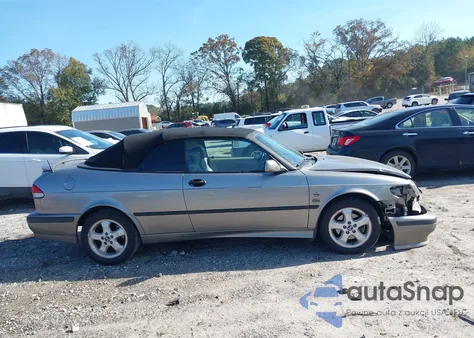 2001 Saab 9-3 Se from USA, damaged, VIN YS3DF78K017007207